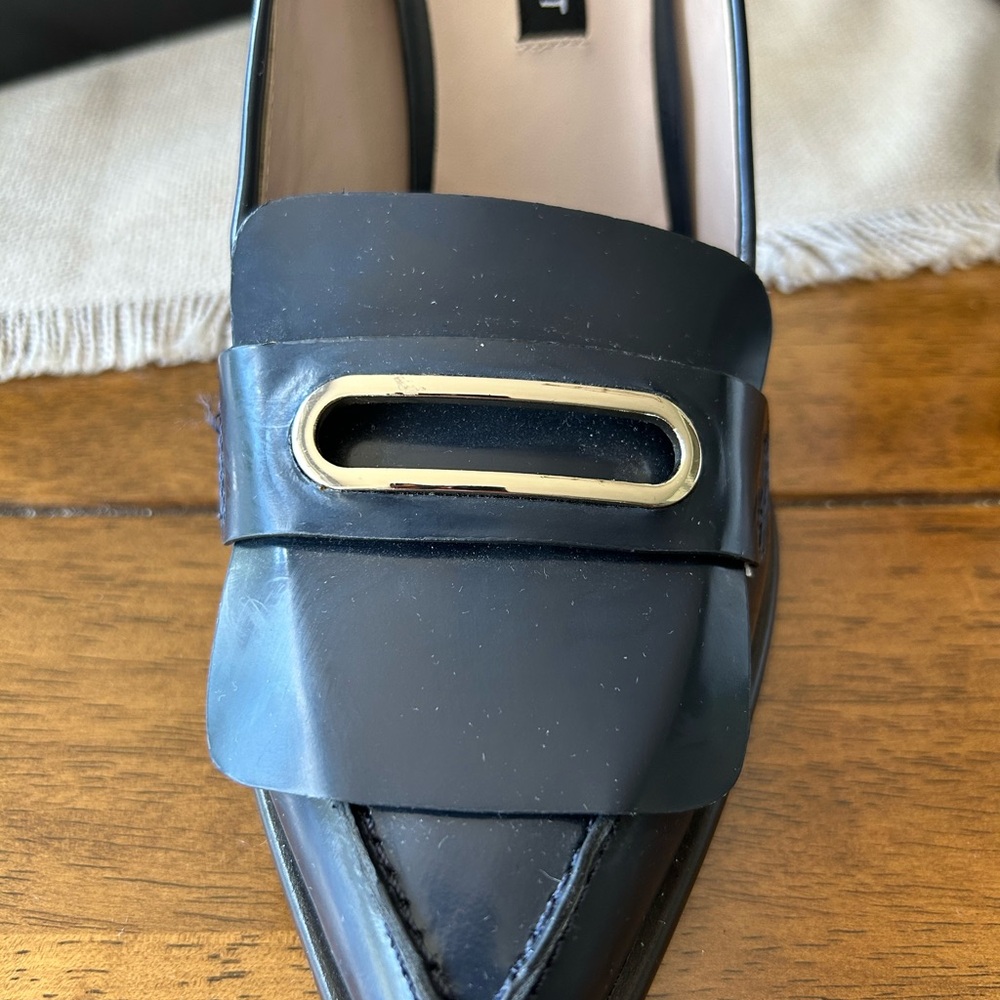 Navy Blue Nine West Heels - Picture 4 of 10